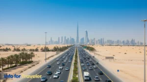 Abu Dhabi to Dubai travel guide view