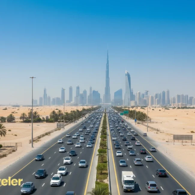 Abu Dhabi to Dubai travel guide view